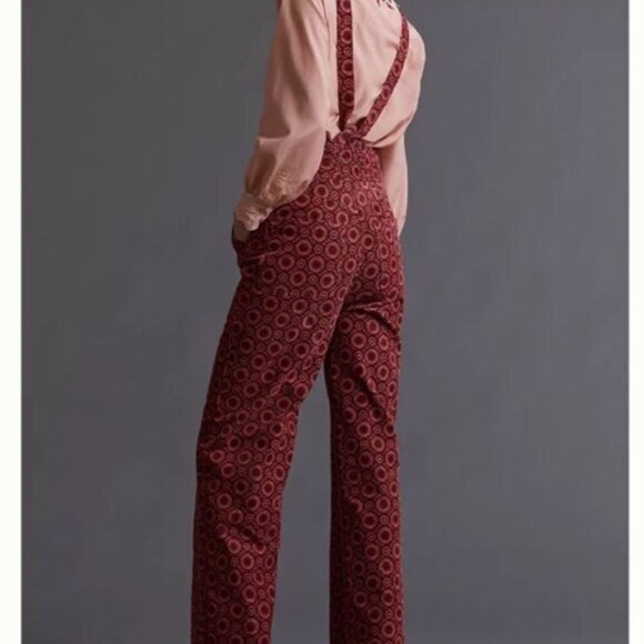 NWOT Pilcro Relaxed Corduroy Overalls - Picture 3 of 4